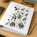 Wallsticker Dinosaur-klistermærker