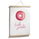 Plakat Donuts - Hello Sweetie