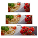 Küchenrückwand - Alu-Dibond-Silber - Pasta Italiano