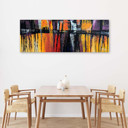 Canvasbillede, farverigt abstrakt
