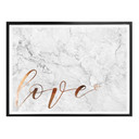 Plakat o wyglądzie miedzi - Love 02