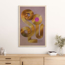 Plakat drewniany Soul meets vinyl - Muzyka dla duszy - Harrison
