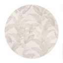 Plakat Urban Jungle Tropical Leaves Cream - Bloomery Decor - okrągły