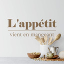Sticker mural L'appétit vient en mangeant