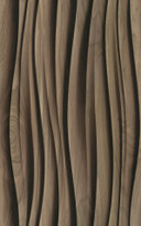 Papel pintado no tejido de color marrón efecto madera panel 3D aspecto moderno 