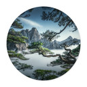 Plakat Las sosnowy w górach Huang Shan - NingYun Ye - Round