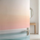 Folia na drzwi Abstrakcyjne Fale Morskie Pastel - Botha