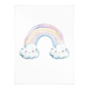 Plakat dla dzieci - Tęczowa magia w pastelowych kolorach