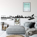 Sticker mural - Miami Skyline