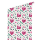 Tapet med mønster - akvarelblomster 02 - pink