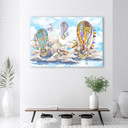 Canvasbillede, Farverige balloner