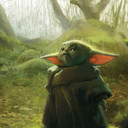 Vlies Fototapete - Mandalorian Grogu Acrylic - 200 x 280 cm