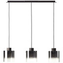 Pendelleuchte Benett, braun, 122 x 90 cm, Glas Pendelleuchte