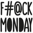Wallsticker - F#@CK MONDAY