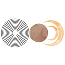 Wallsticker abstrakt - månefaser og geometri