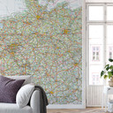 Fototapeta Falk - mapa Niemiec