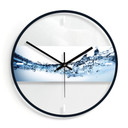 Horloge murale en verre - Water Flow 