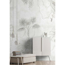 Fotomural Paredes de Patel 3 Life In The Trees 4 gris, verde, beige