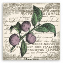 Canvasbillede, vintage blomme