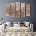 Canvas print 5 dele, lysekrone