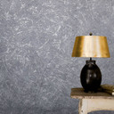 Papier peint texturé vintage deluxe gris, argent