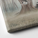 Canvas schilderij schattige bosdieren tussen bomen - Ms Tiff