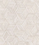 Tapeta z włókniny w kolorze szarym z efektem drewna 3D Geometric 