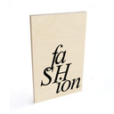 Plakat drewniany Fashion 01