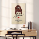 Plakat drewniany Tohmé - Audrey bez skazy