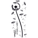 Wallstickers - Mælkebøtte - Make a wish and blow