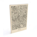 Plakat drewniany mapa miasta Berlin