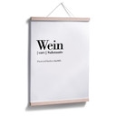 Poster Grammatik - Wein