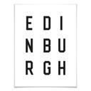 Plakat - Typografia Edynburg