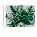 Nature PalmFronds1 tapet i grågrøn - non-woven tapet Designwalls 2 - 2,55 x 3,5 m
