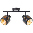 Spotrohr Silvio, gold, 22,5 x 38,5 cm, Metall Lampe