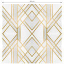Fredriksson - Art Deco: Tapet med gyldent geometrisk mønster
