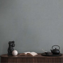 Papel pintado Unit en aspecto lino azul-gris - papel pintado texturado moderno y atemporal