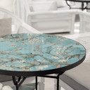 Plateau de table en verre rond - Van Gogh - Amandier en fleur 