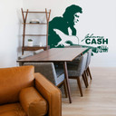 Sticker mural - Johnny Cash