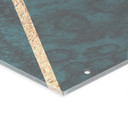 Separador de ambientes, biombo, pantalla de privacidad colgante piedra preciosa verde azul - Fredrik
