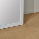 Wandspiegel weiß schmal - Monaco - 35x120 cm