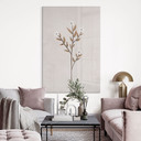 Akrylbillede Blomster Illustration - Forget-me-not - Goed Blauw