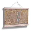 Poster - Carte historique de Paris