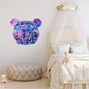 Muursticker Polygoon Panda