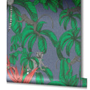 Vliestapete Illustration Modern, Natur in Blau 