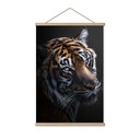 Tekstil plakat Majestætisk Tigerblik - Krygowski