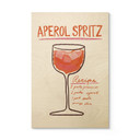 Plakat drewniany Koktajl Fritsch - Aperol Spritz