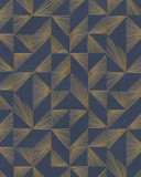Vliestapete Grafisch Modern in Blau 