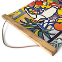 Obraz tkaniny Mleko i owoce - Inspirowany Matisse - Zamart - Kwadratowy