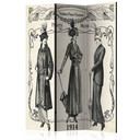Screen room divider - Kjole 1914, 3-delt